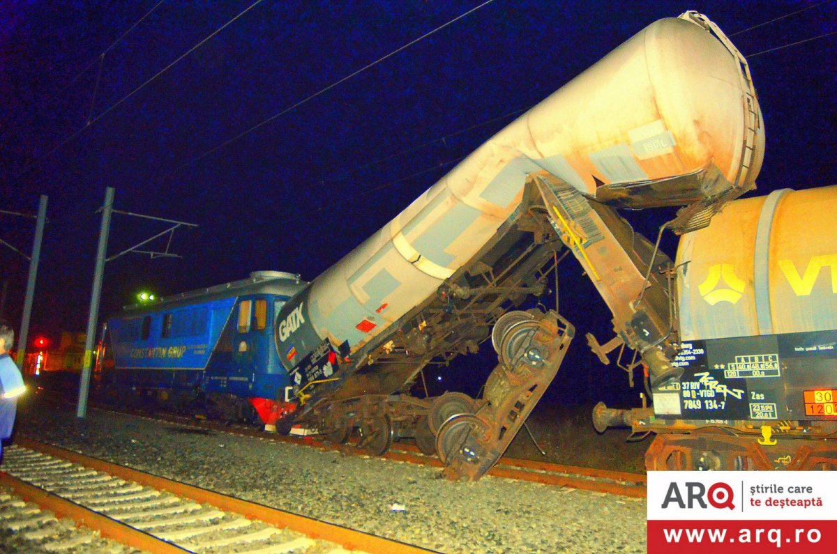 Aradul, la un pas de o tragedie feroviară