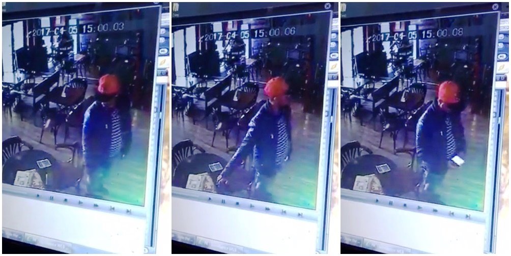 VIDEO | Furt filmat într-o cafenea din Centru. Recunoașteți hoțul?