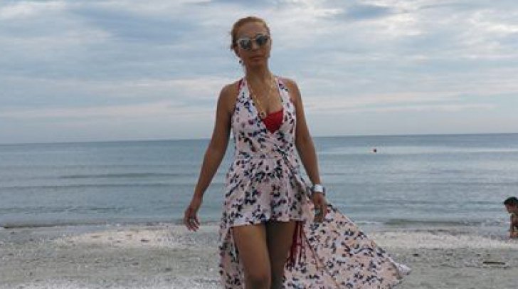 O româncă din America, venită în vacanţă pe litoral: 