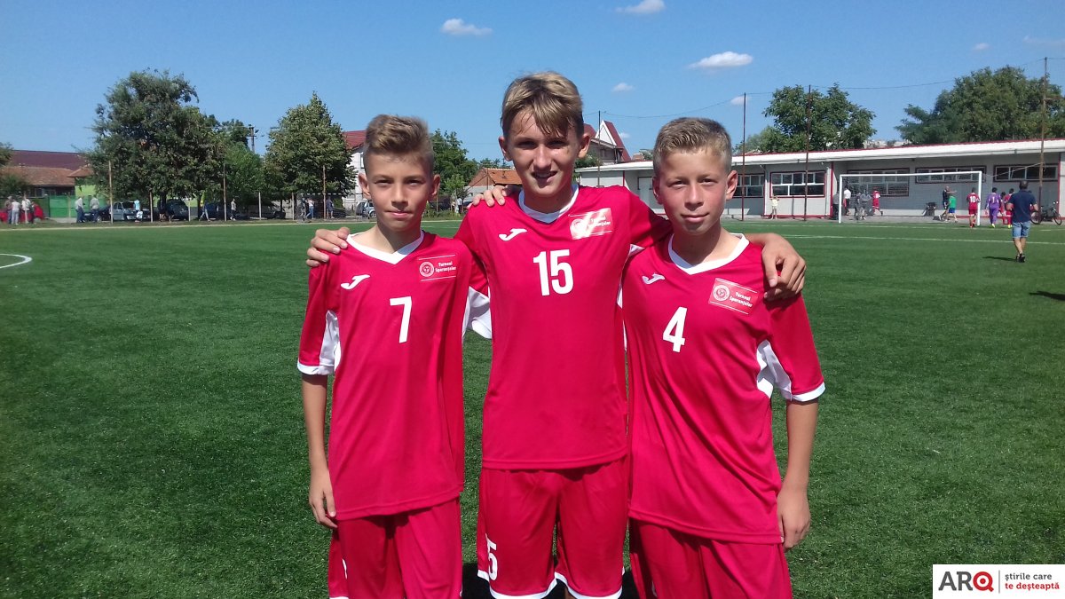 Trei tineri fotbaliști arădeni au înscris 7 goluri la Turneul Speranțelor