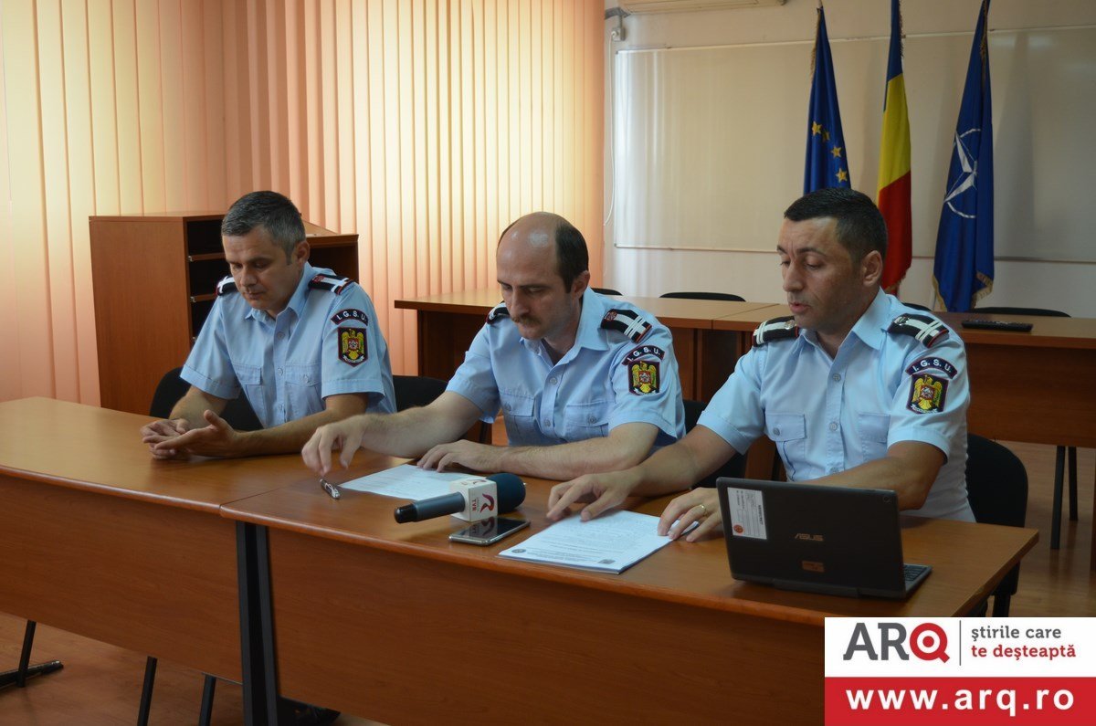  Inspectoratului pentru Situaţii de Urgenţă „Vasile Goldiş” al judeţului Arad în perioada 12.01 – 15.01.2018