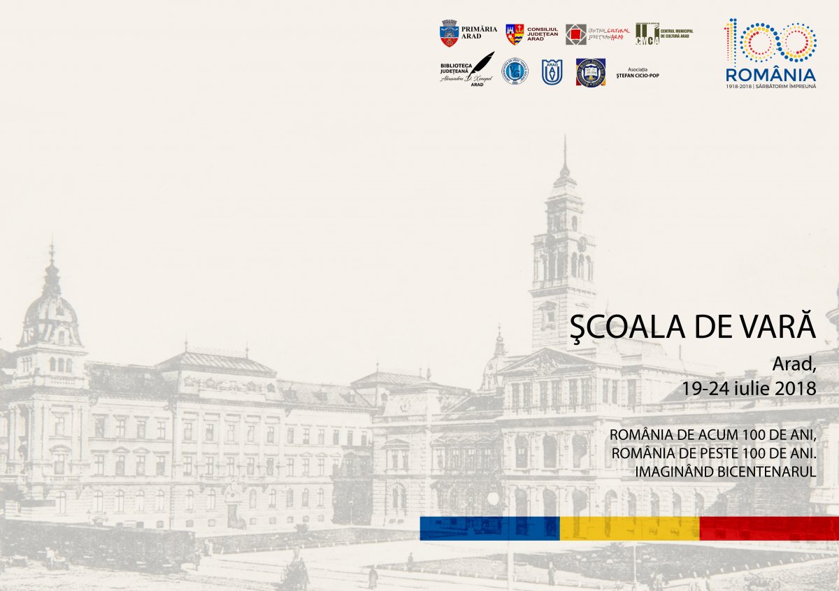 Aradul găzduiește Școala de Vară a Societății de Științe Istorice din România