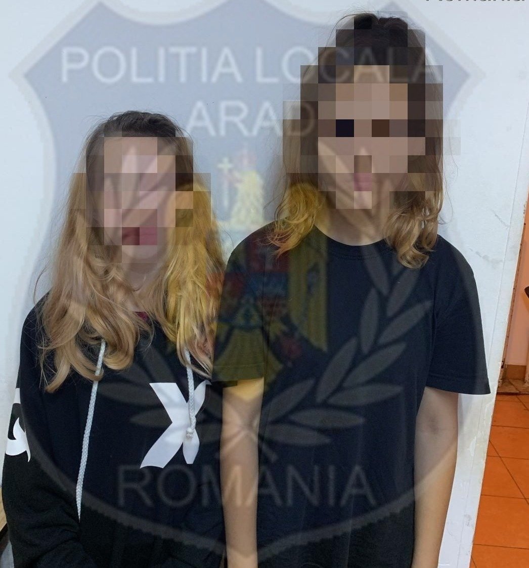 Două minore bete găsite de Poliția Locală la Pădurice. Câți ani au fetele
