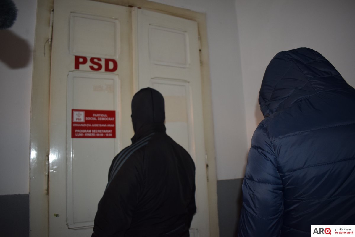 DNA descinde la sediul PSD Arad / UPDATE: Ispravnic, Horgea, Pascu, Dima, Lucaciu, Băițan și Miuțescu au fost reținuți pestru 24 de ore