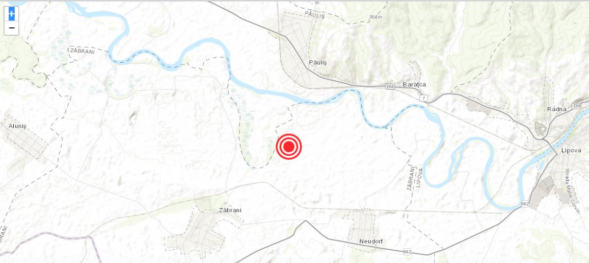Un nou cutremur la Arad, mai puternic decât precedentele; ce magnitudine a avut / UPDATE: Patru replici în cursul nopții