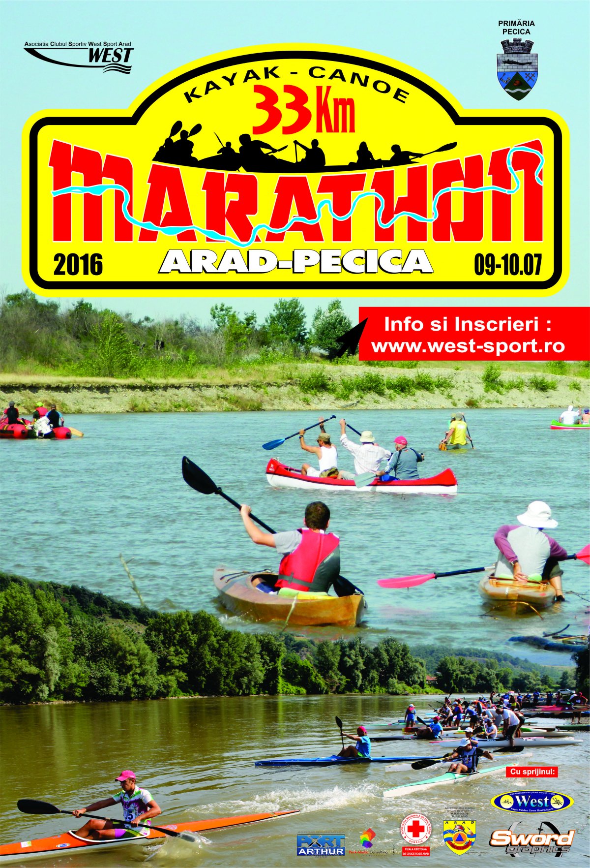 Maraton nautic pe Mureş