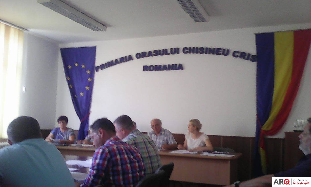 Harababură totală și circ, în Consiliul Local Chișineu-Criș
