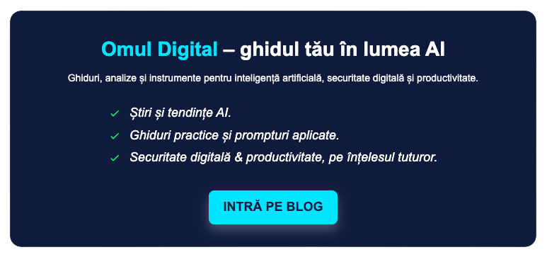 Omul Digital – blog despre inteligență artificială