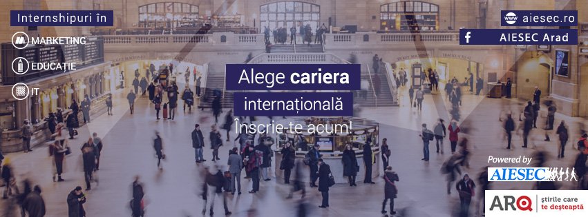 AIESEC Arad dă startul Programului Global Talent