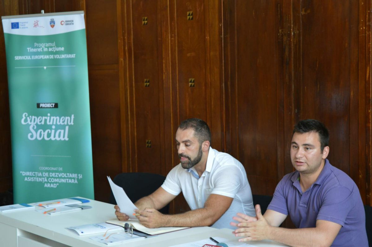 ”Experiment social” în Arad, cu voluntari străini din șapte țări