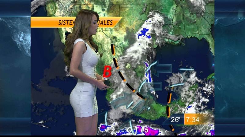 E cea mai fierbinte prezentatoare de la Meteo! Când apare pe ecran, se face cald şi la Polul Nord