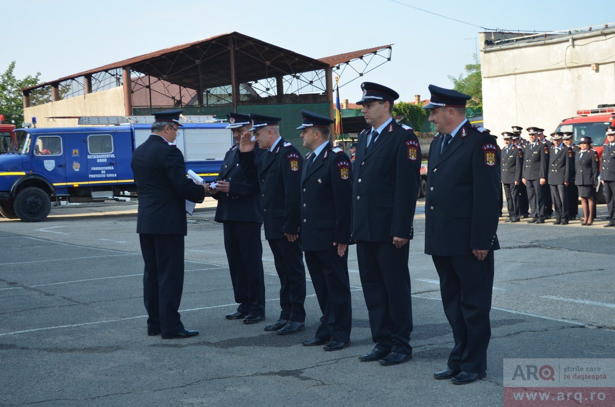 Înaintări în grad la ISU Arad