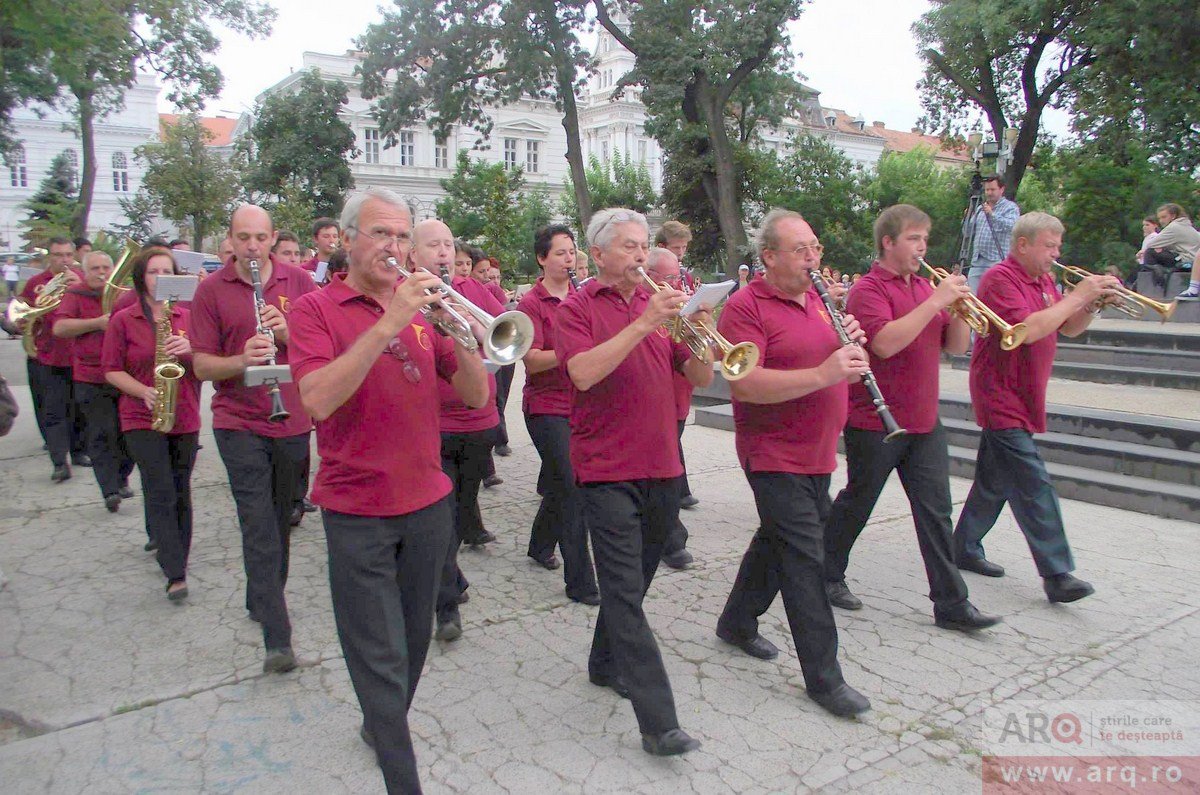 Fanfara minerilor din Pecs (Ungaria) va concerta în centrul Aradului