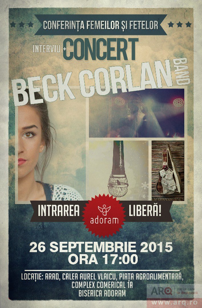 Concert Beck Corlan BAND în Arad