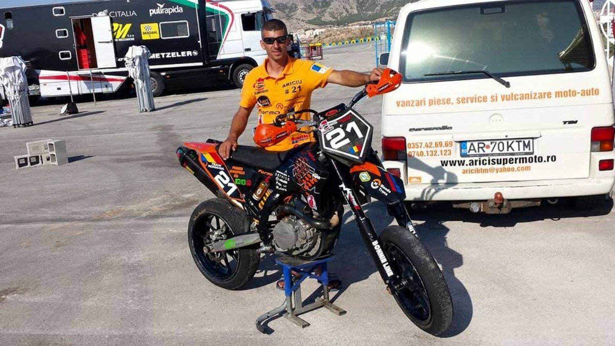 Arădeanul Sorin Trăistaru, pe locul 13 la finalul sezonului în Mondialul SuperMoto 1GP