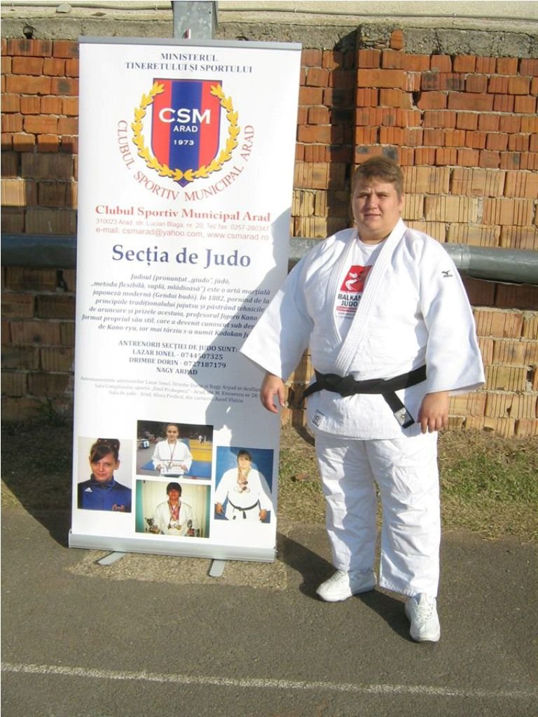 Judoka arădeană Beata Kabat - campioană naţională. Luca Kunszabo - dublu medaliat cu bronz