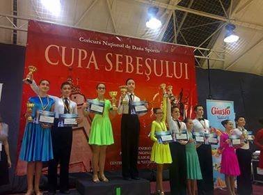 Cupe și medalii pentru  Școlii de Dans Royals Steps Arad la Sebeş şi Piteşti