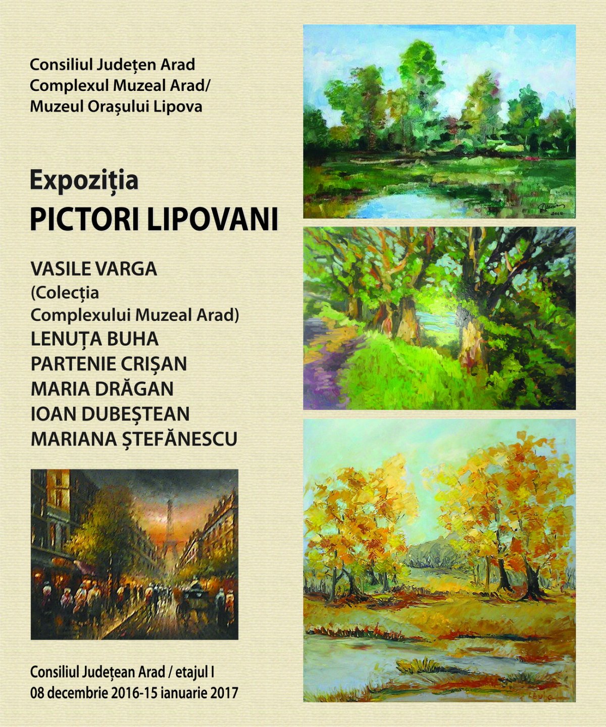 Consiliul Județean: expoziție colectivă pictori lipovani