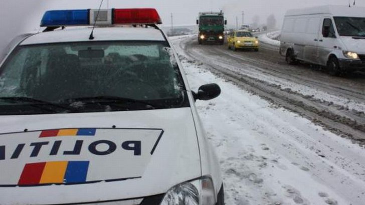 Trafic blocat pe A1 Deva - Sebeș. S-au ciocnit trei autotrenuri