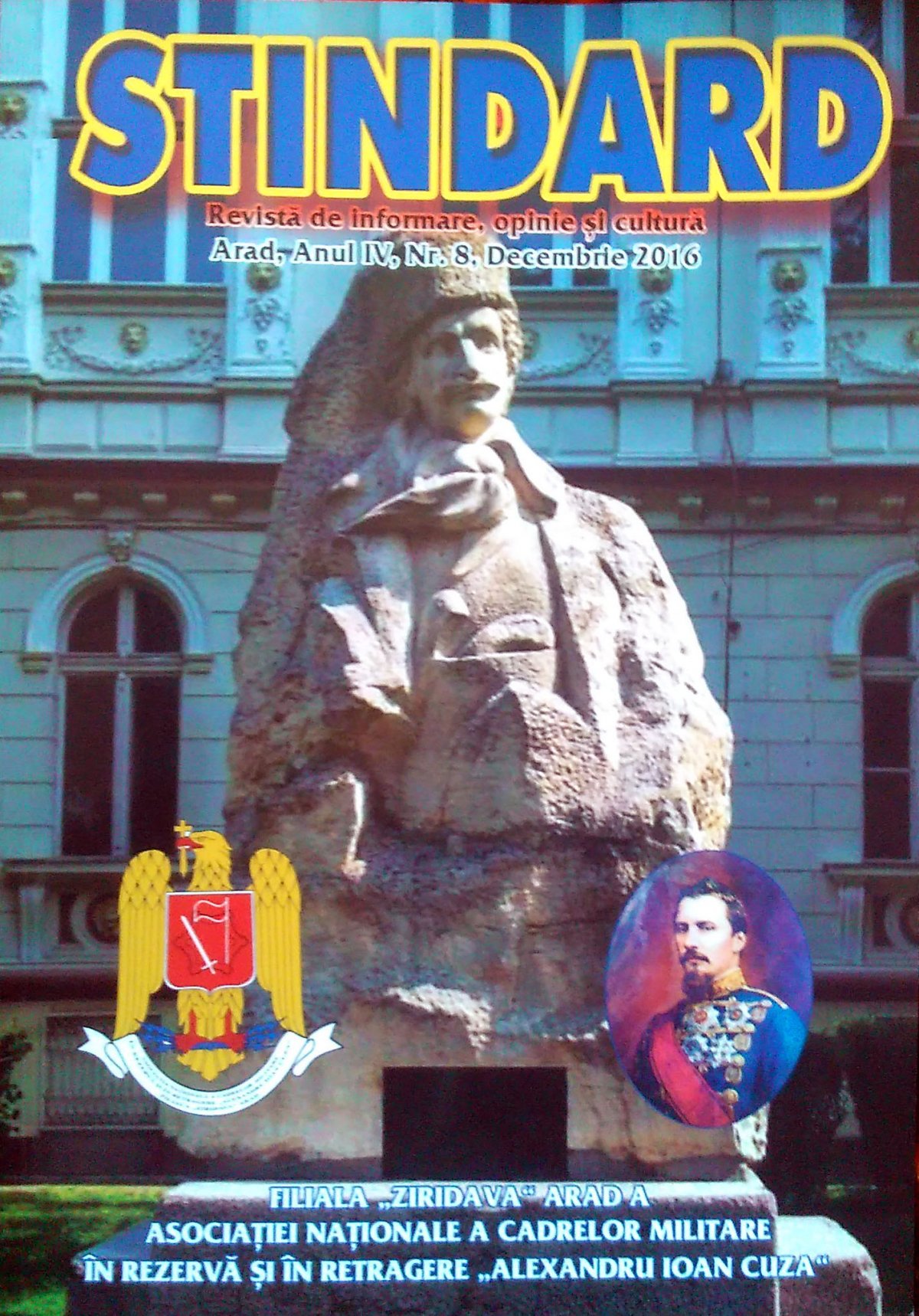 A apărut un nou număr al revistei STINDARD, editată de Filiala Arad a A.N.C.M.R.R.