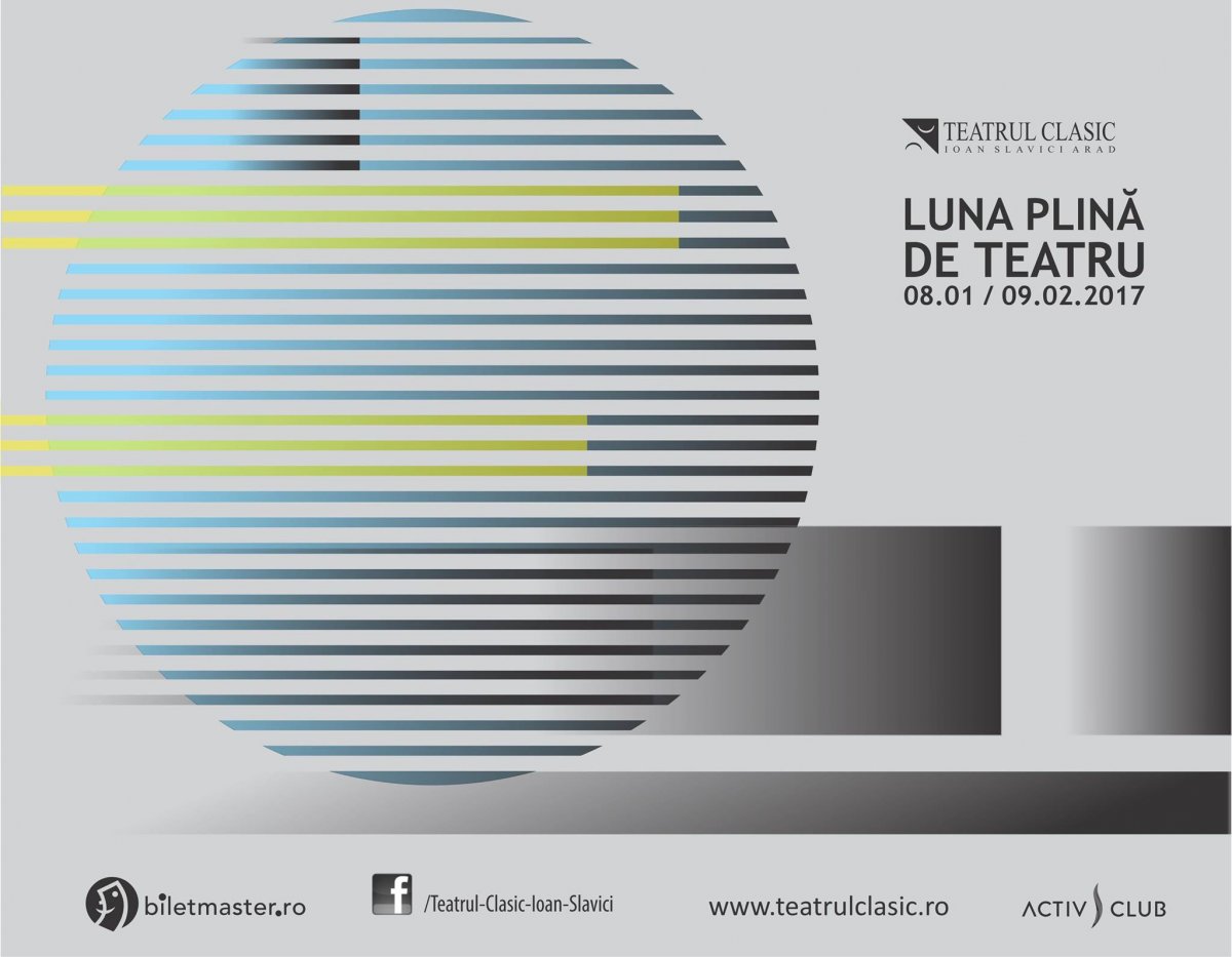 La teatru, anul 2017 începe cu ,,Luna plină de teatru” !!!