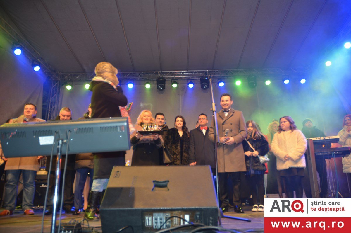 Revelion 2017 în centrul Aradului 