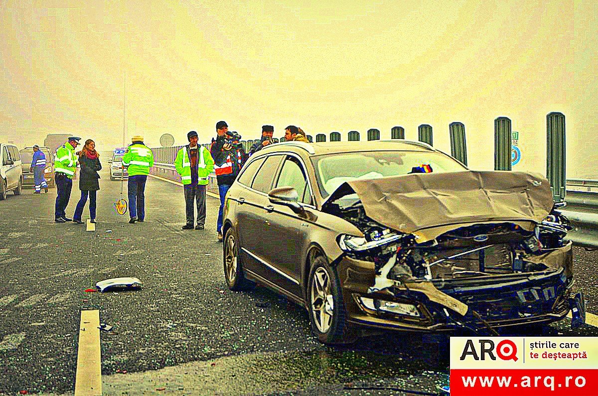 Carambol de Autostrada Arad - Nădlac