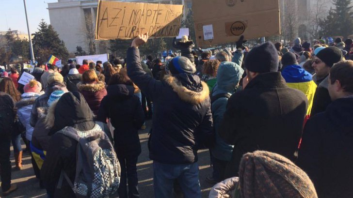 Protest uriaș după 