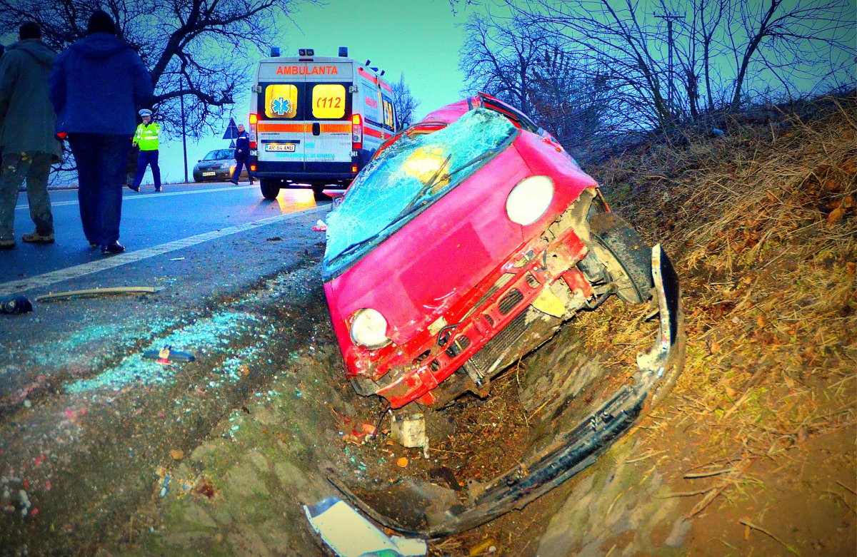 Accident cu un MATIZ beat mangă     