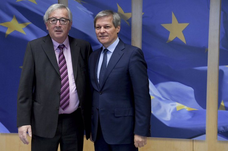 Cioloş, după întâlnirea cu Juncker, la Bruxelles: Locul României este în nucleul dur al UE