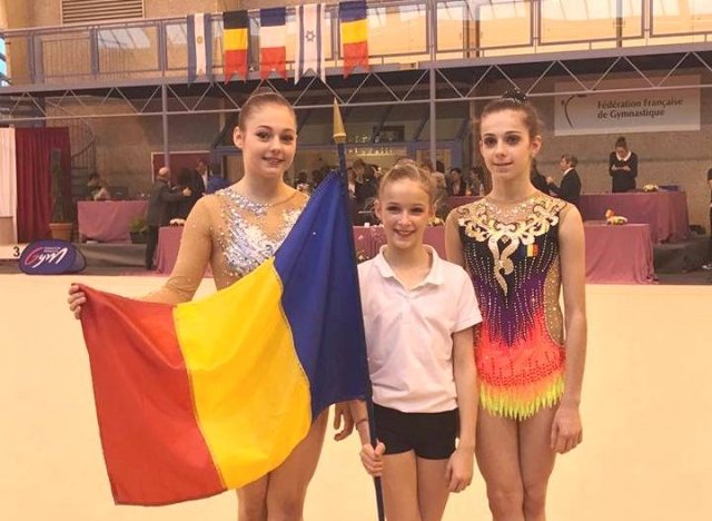 Gimnastica ritmică a CSM Arad, reprezentată la Calais