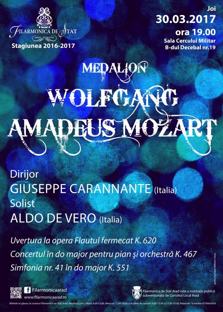 Medalion Mozart, sub bagheta maestrului Giuseppe Carannante