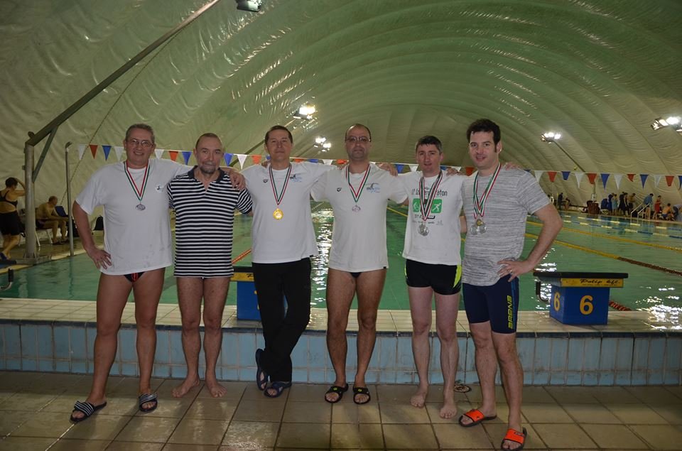 Înotătorii Masters ai CSM Arad, medaliaţi la Bekescsaba 