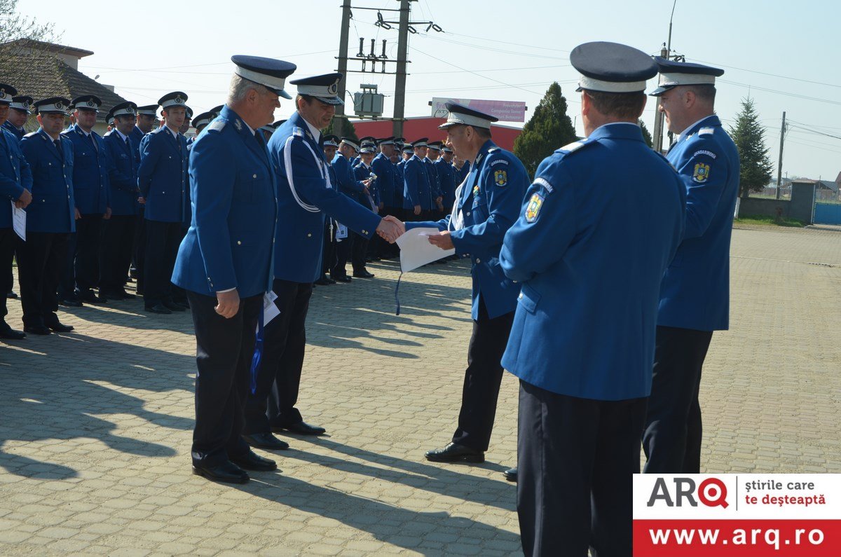Ceremonial militar dedicat aniversării Zilei Jandarmeriei Române