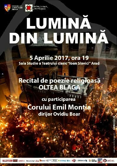 Recital de poezie religioasă la teatru