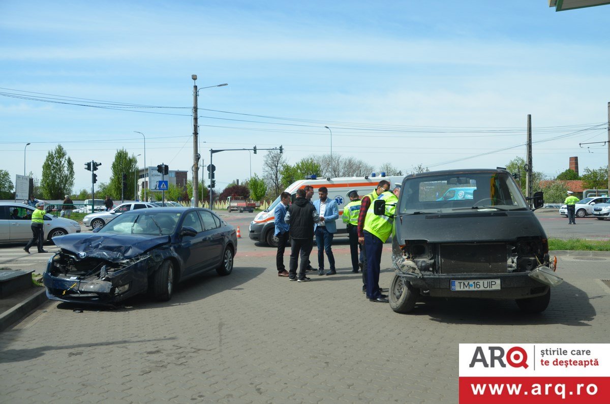 Tamponare pe strada Pădurii