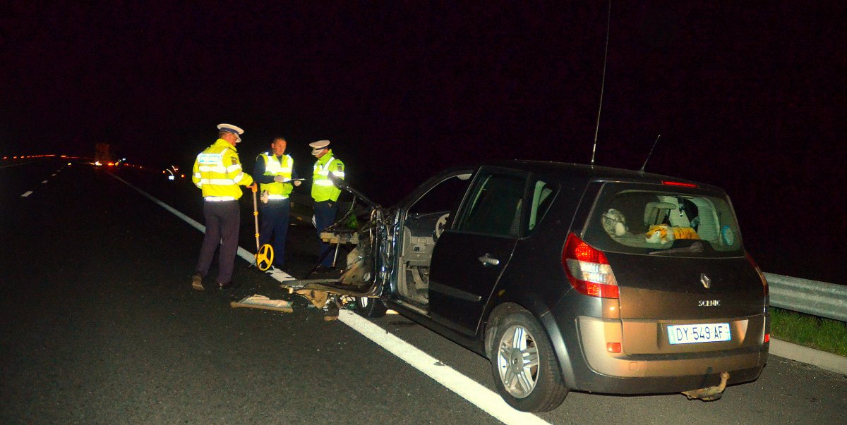 Accident grav pe autostrada A1 în apropiere de Nădlac