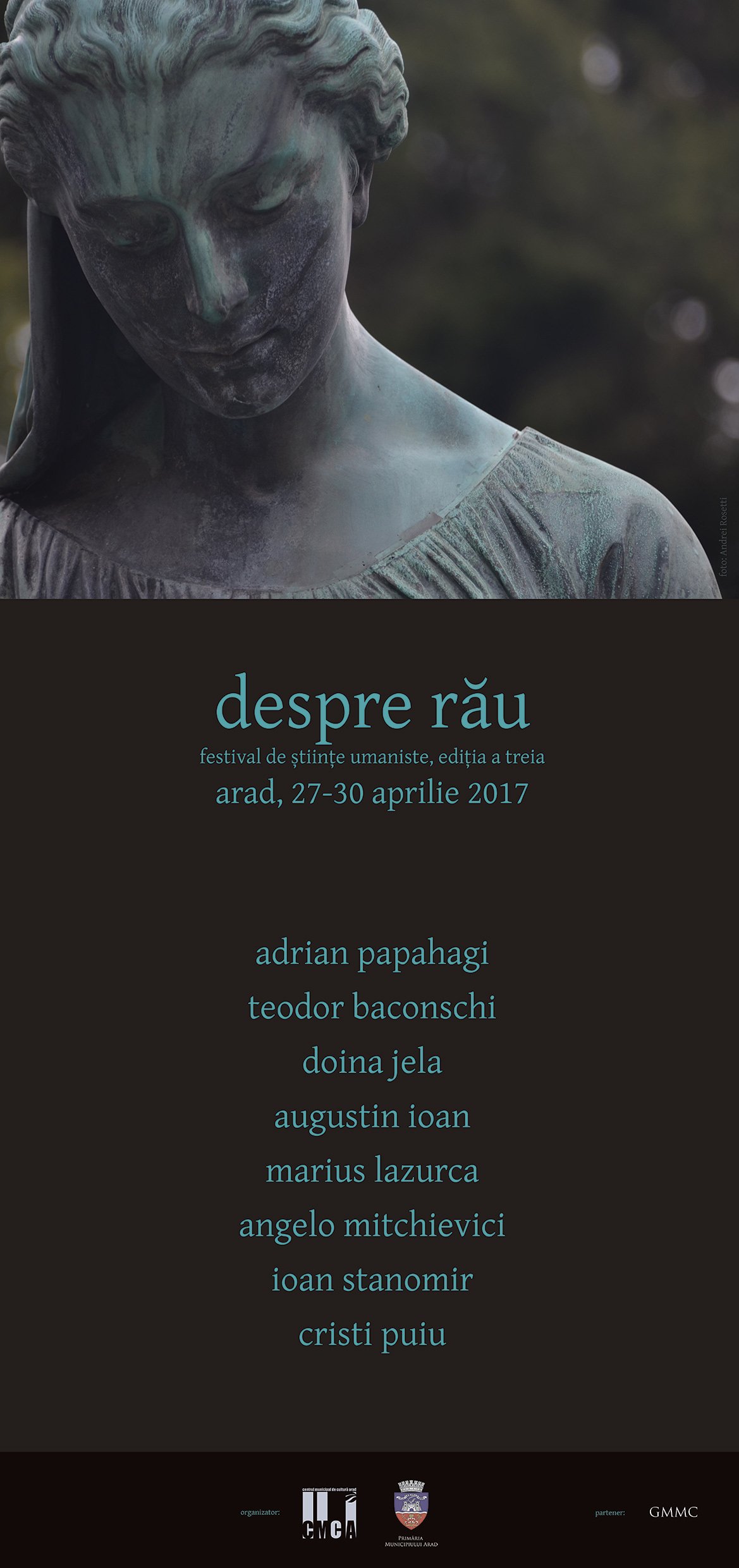 Despre rău: festival de științe umaniste, ediția a III-a, Arad, 27-29 aprilie 2017