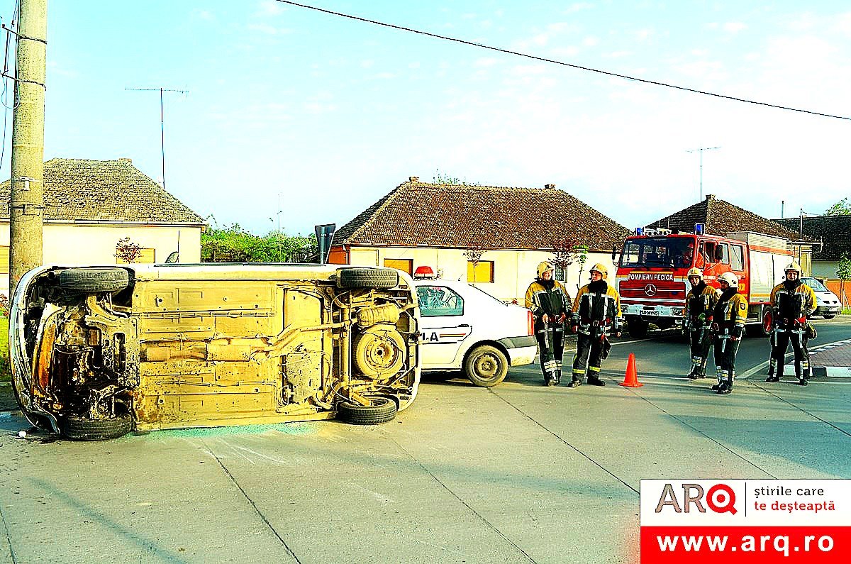 Accident cu două victime la Pecica