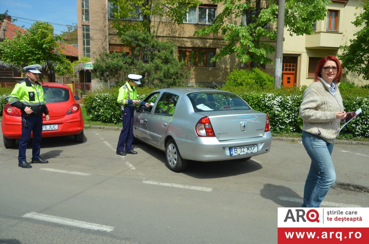 Polițiștii rutieri în acțiune