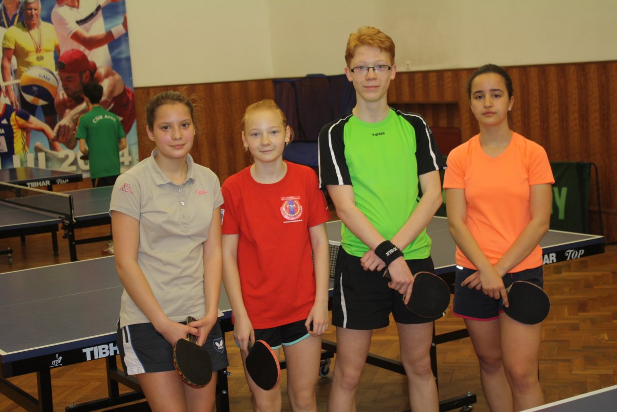 Reprezentanţii tenisului de masă al CSM Arad, cu încredere spre Naţionalele de juniori II. „Vor face o figură frumoasă”