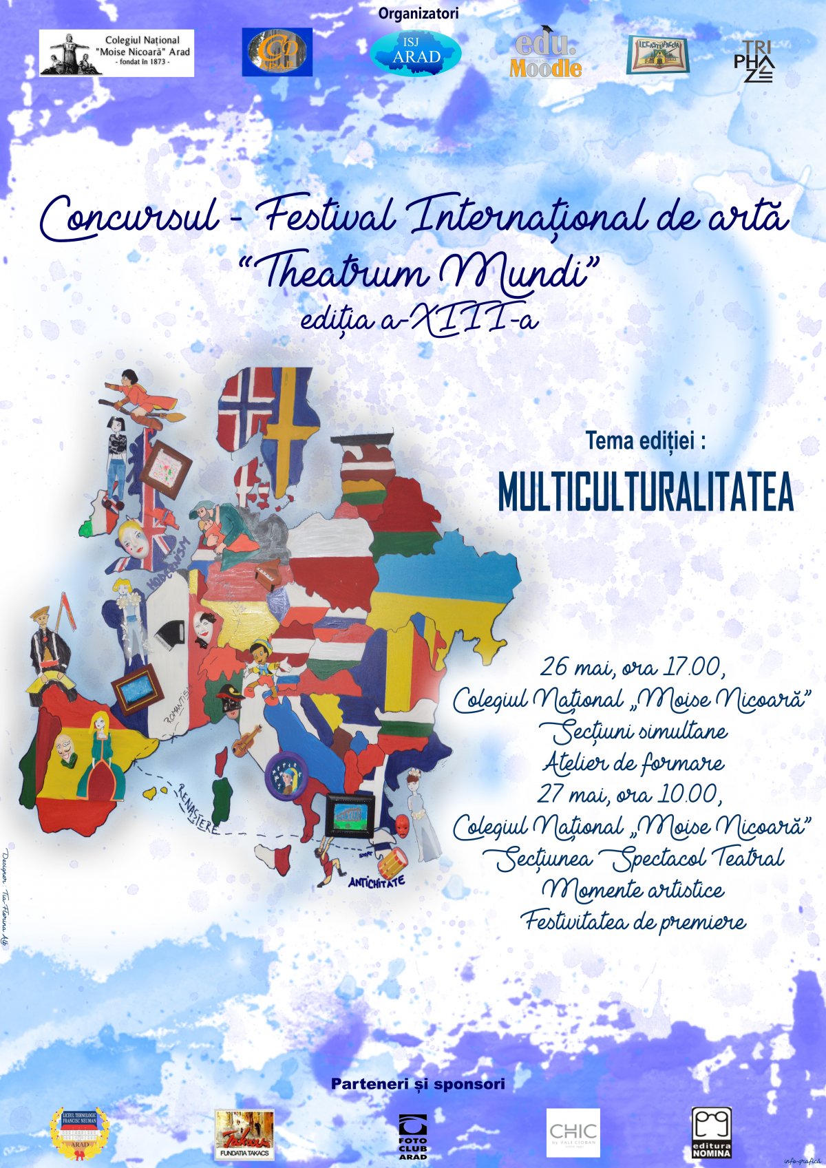 Concursul - festival internațional de artă”Theatrum mundi” la a XIII-a ediție