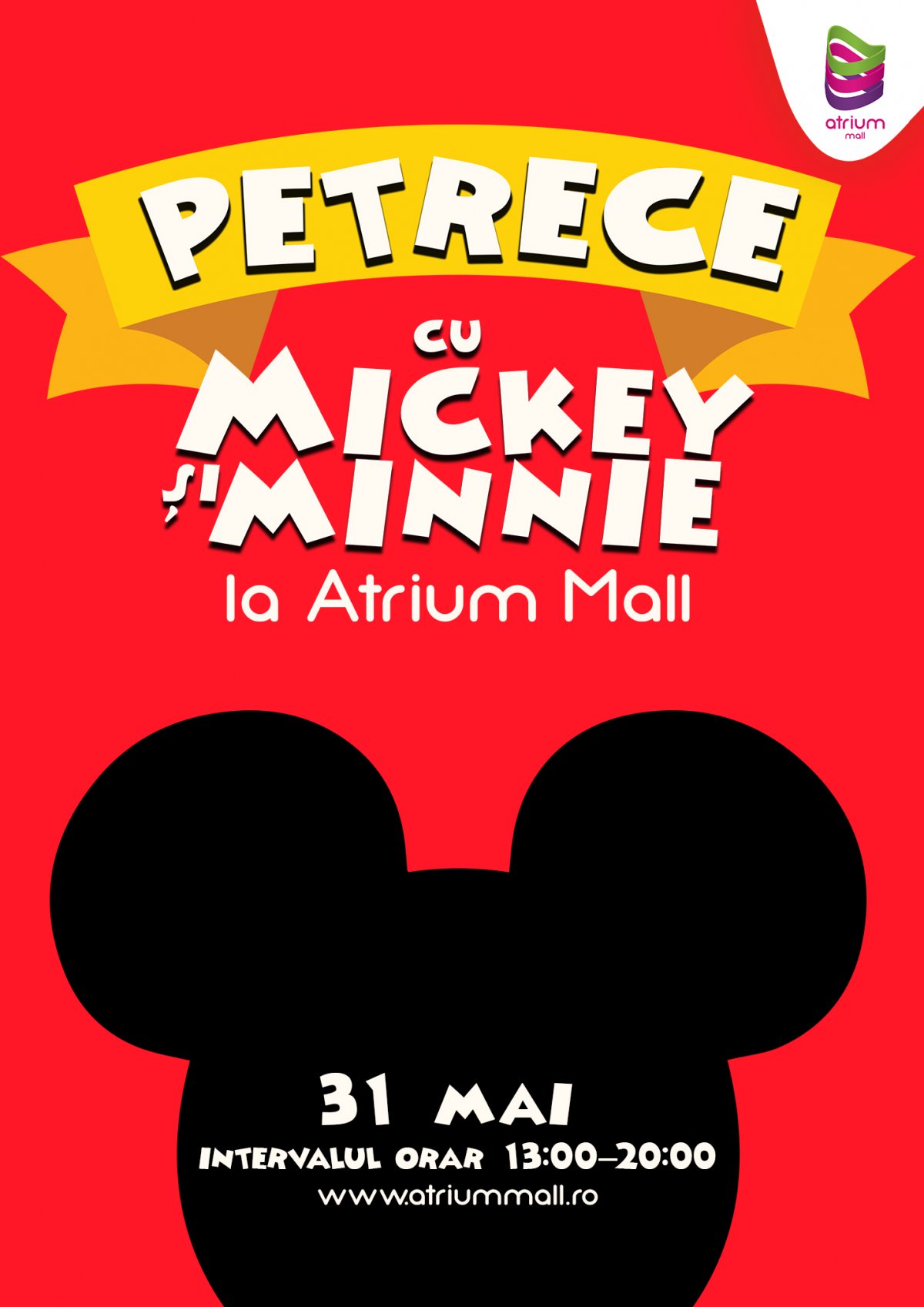 Mickey şi Minnie la Atrium Mall