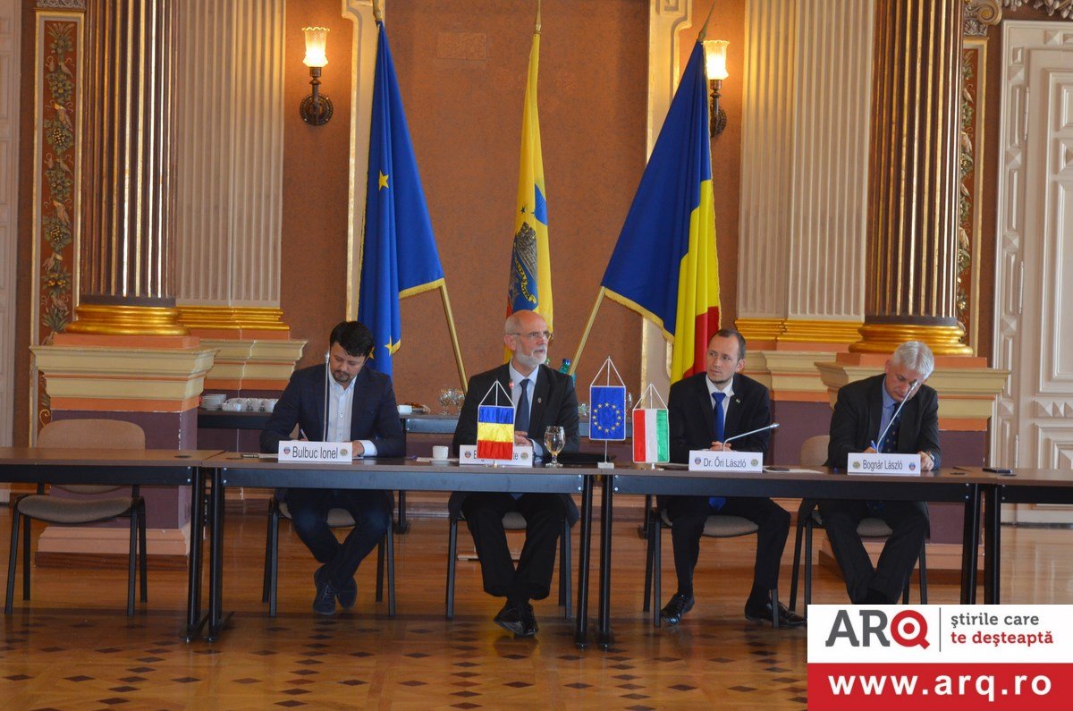 Ședința comună a Comisiilor de Cultură a orașelor Arad- Pecs 