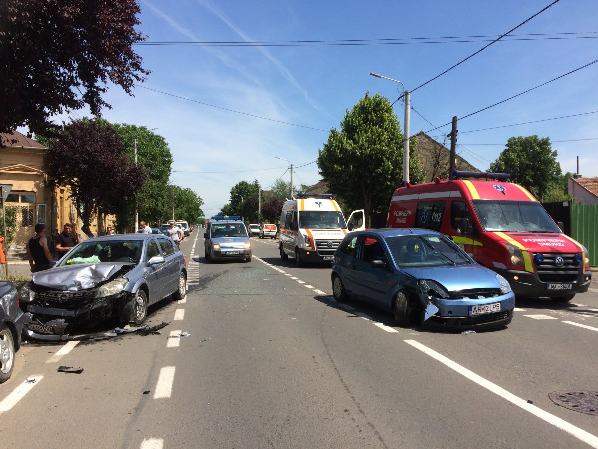 Accident în Cartierul Pârneava