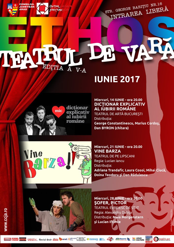 Începe evenimentul cultural al sezonului: Teatrul de Vară, la Centrul Cultural Judeţean!