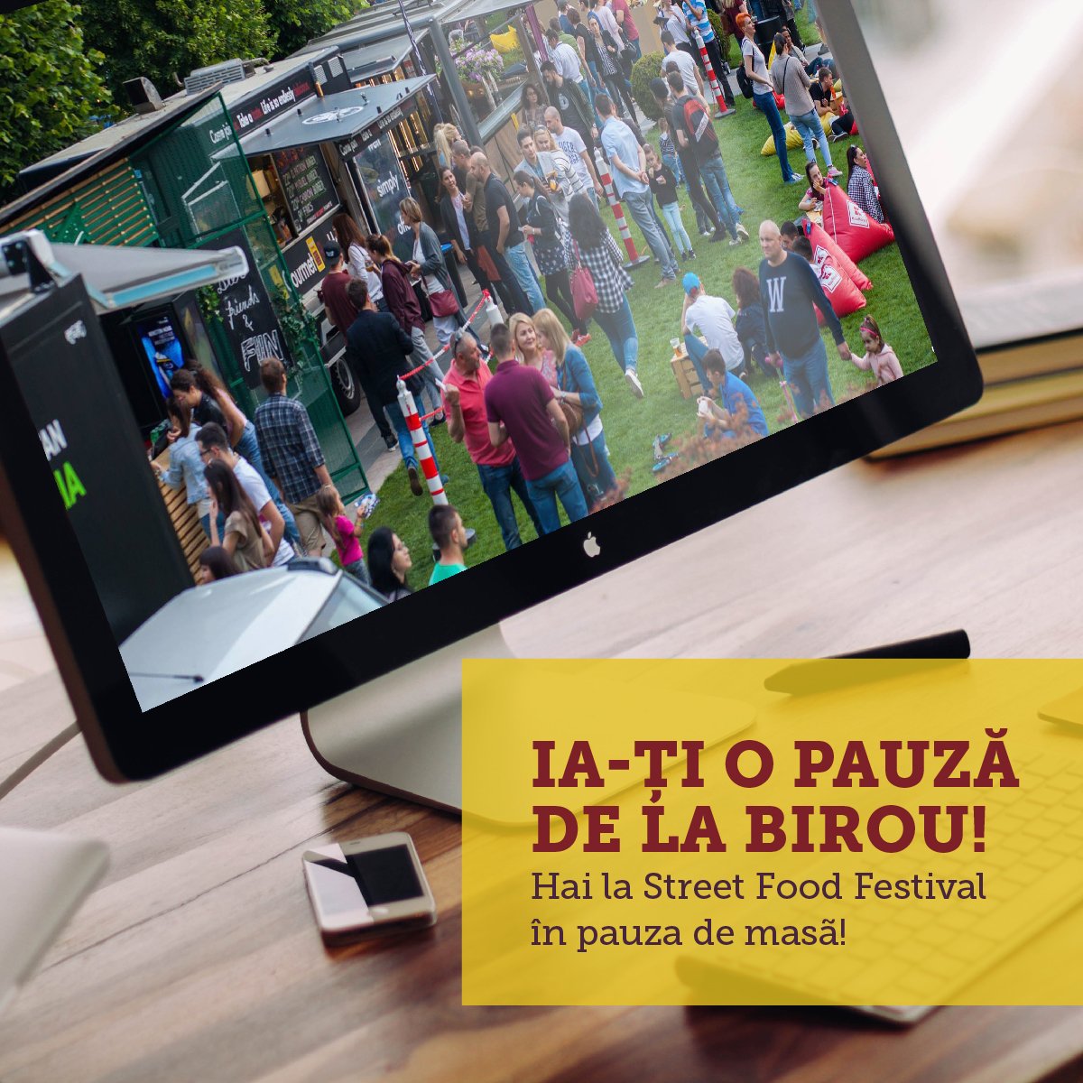 Încearcă ceva diferit în pauza de masă de la birou. Hai la Street Food Festival!