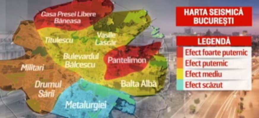 A apărut o NOUĂ HARTĂ SEISMICĂ. Care este cea mai periculoasă zonă din ţară