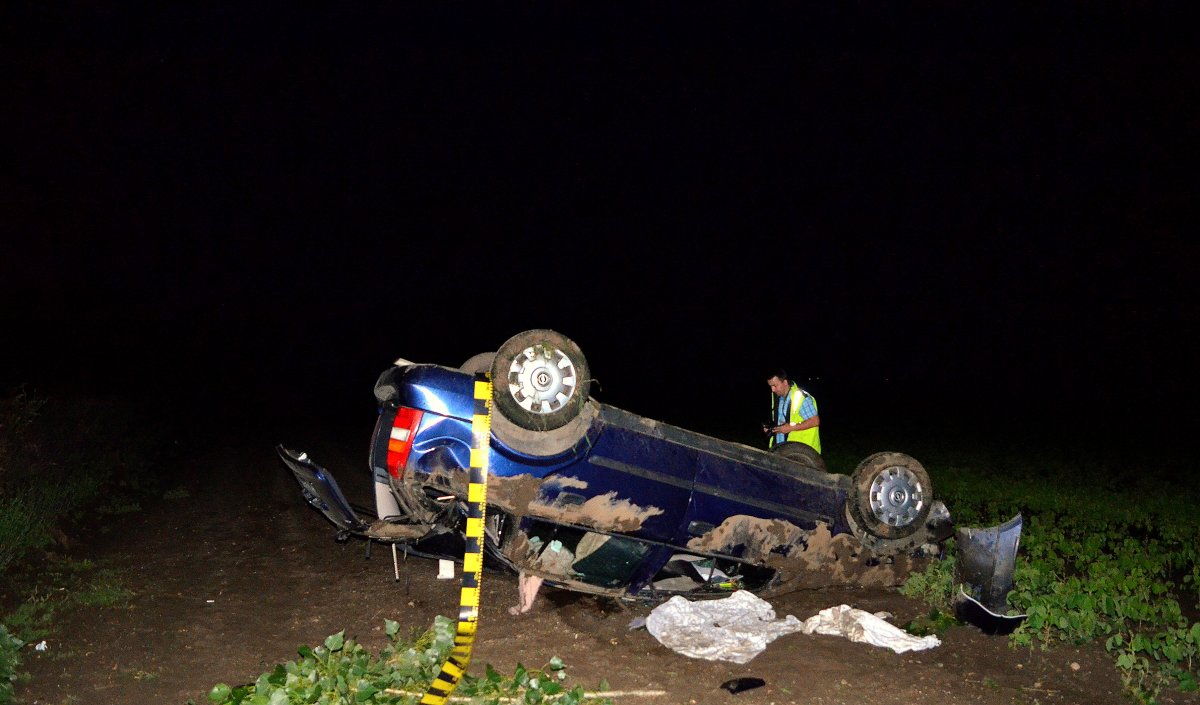 Accident cu două femei într-un Opel la ieșirea din Horia