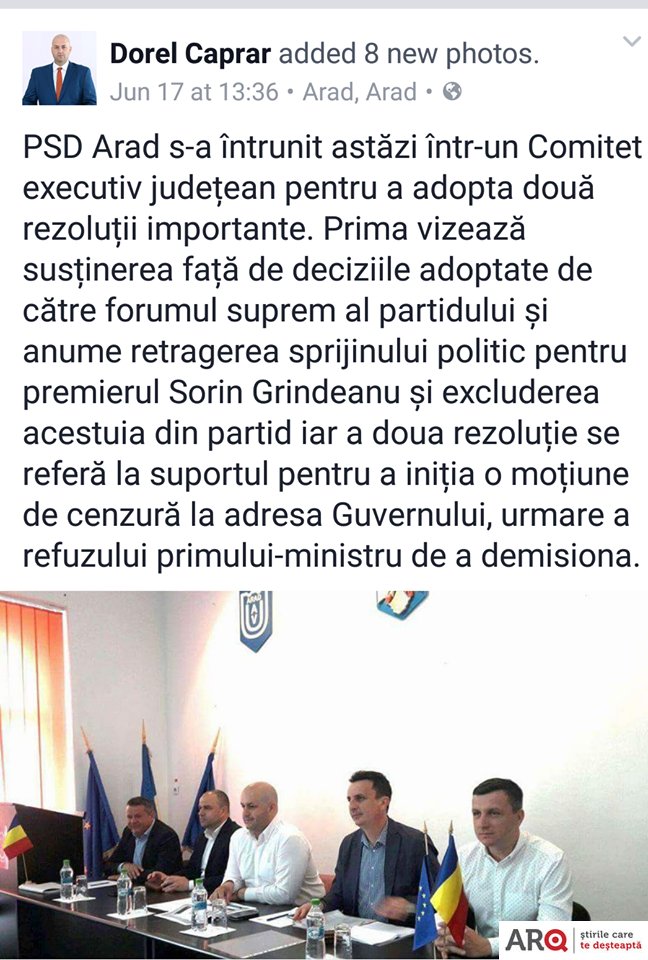 Căprar, Fifor și haita lor huliți de arădeni